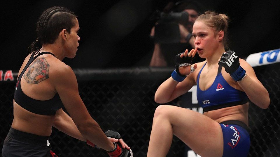 Amanda Nunes vs Ronda Rousey. Copyright: &copy; dailymail
